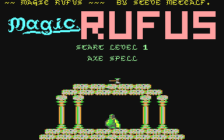 Magic Rufus Title Screen